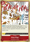 Fire Fist OP03-018 One Piece TCG