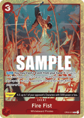 Fire Fist (Alternate Art) OP03-018_p1 One Piece TCG