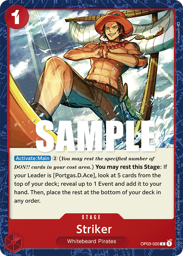 Striker OP03-020 One Piece TCG