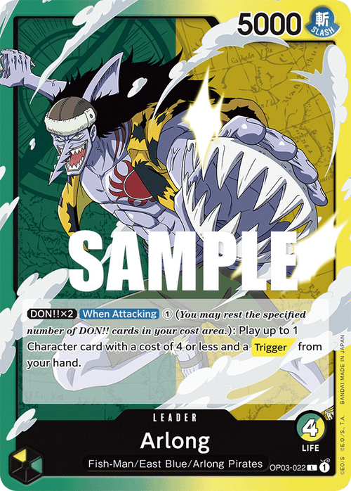 Arlong OP03-022 One Piece TCG