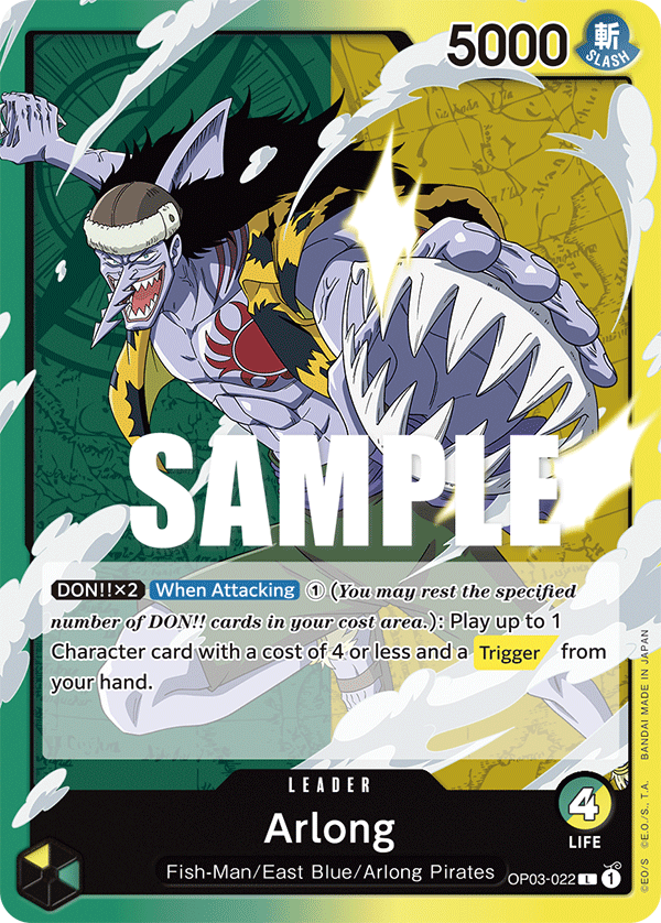 Arlong OP03-022 One Piece TCG