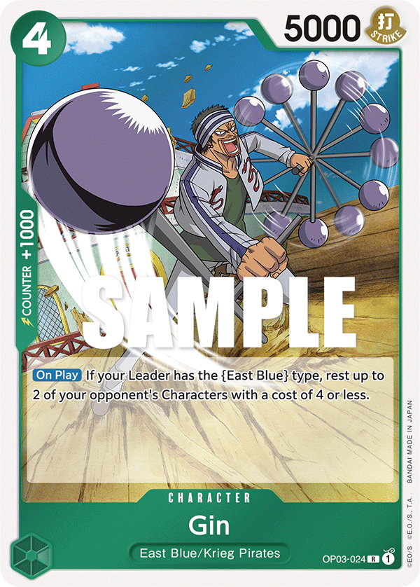 Gin OP03-024 One Piece TCG