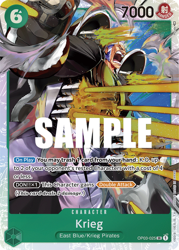 Krieg OP03-025 One Piece TCG