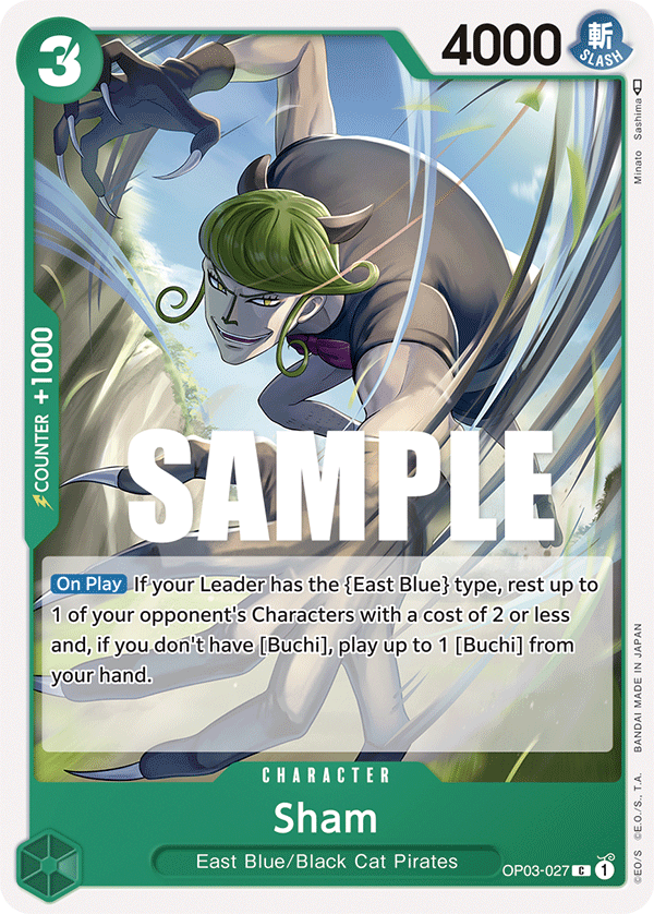 Sham OP03-027 One Piece TCG