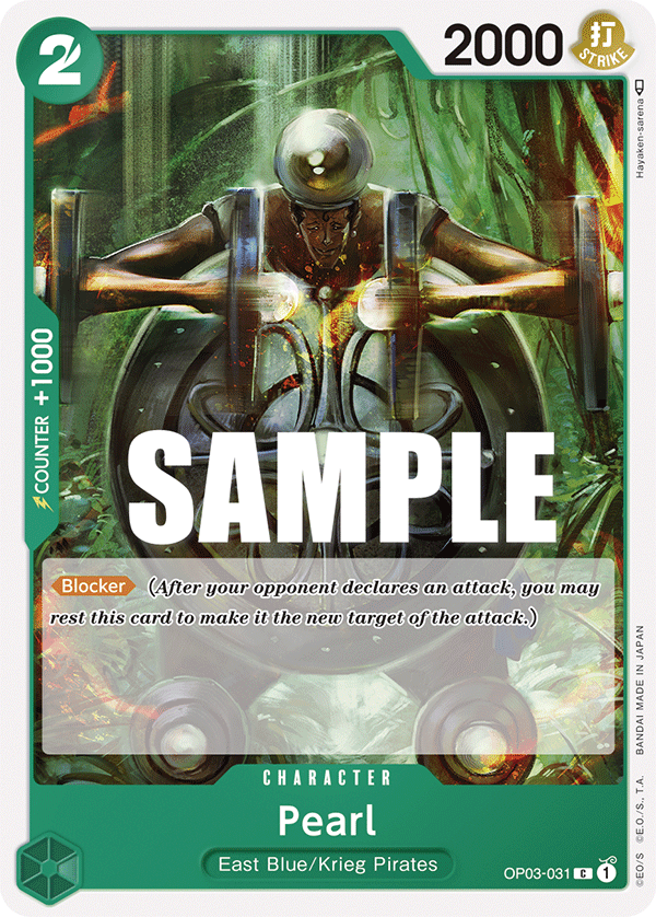 Pearl OP03-031 One Piece TCG