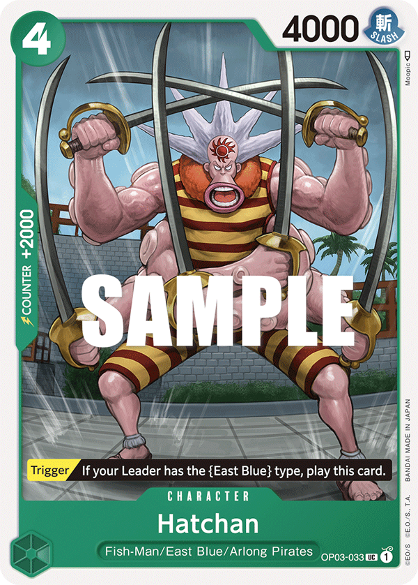 Hatchan OP03-033 One Piece TCG