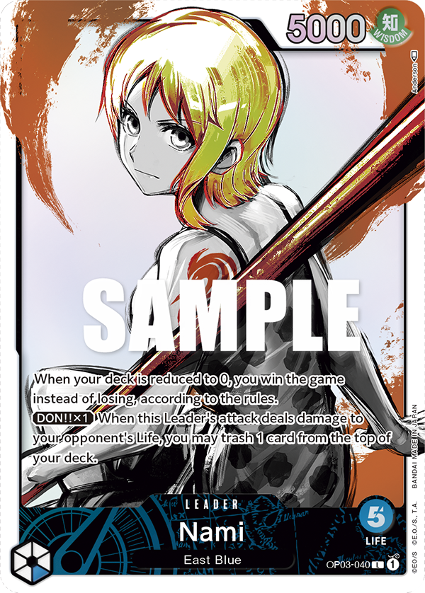Nami (040) (Alternate Art) OP03-040_p1 One Piece TCG