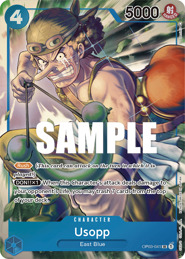 Usopp (Alternate Art) OP03-041_p1 One Piece TCG