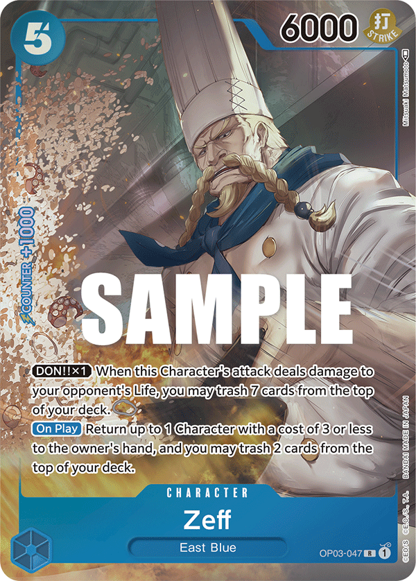 Zeff (Alternate Art) OP03-047_p1 One Piece TCG