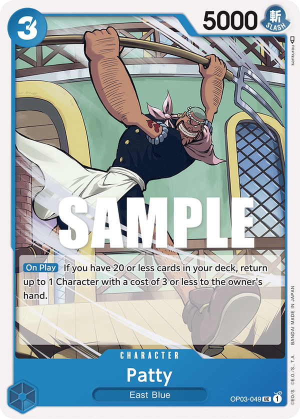 Patty OP03-049 One Piece TCG