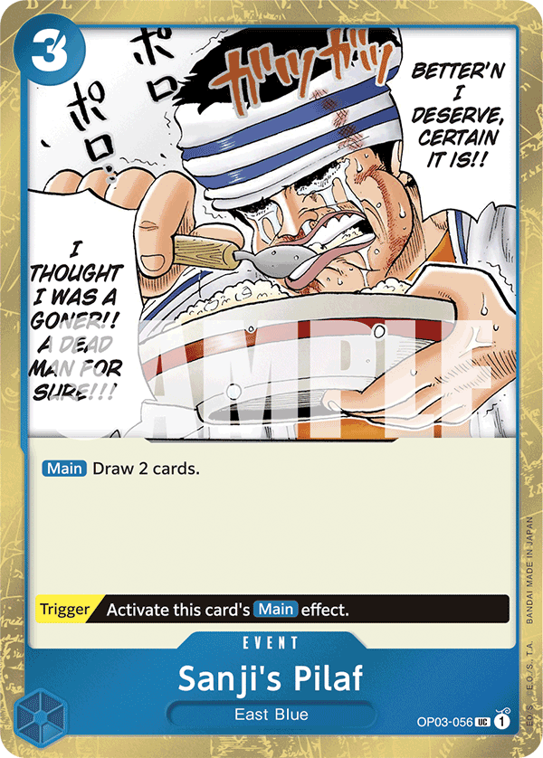 Sanji's Pilaf (Jolly Roger Foil) OP03-056_p2 One Piece TCG
