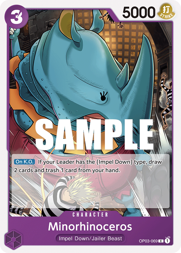 Minorhinoceros OP03-069 One Piece TCG