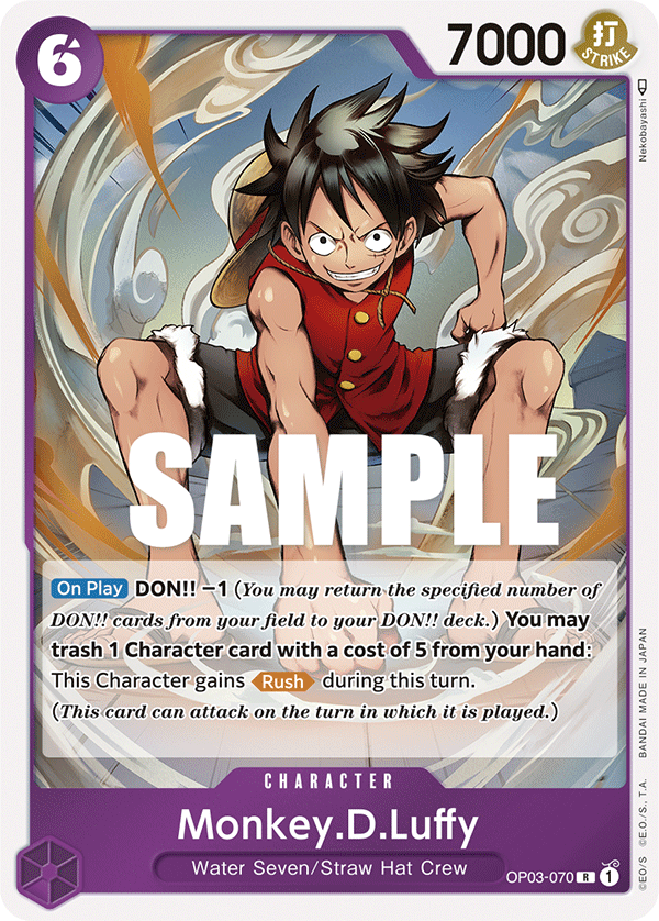 Monkey.D.Luffy (Dash Pack) OP03-070 One Piece TCG