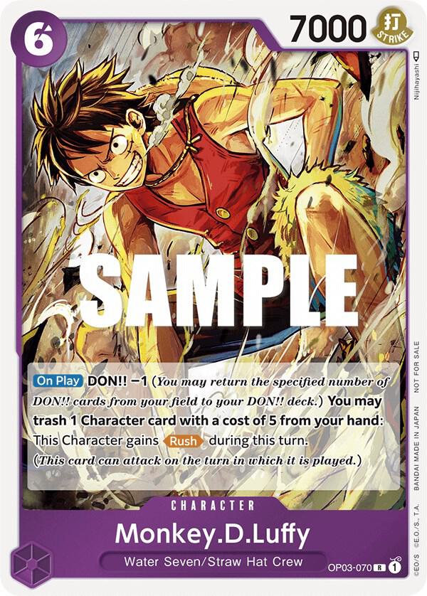 Monkey.D.Luffy (Dash Pack) OP03-070 One Piece TCG