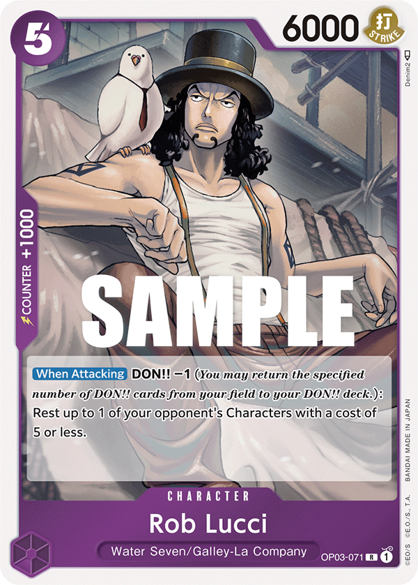 Rob Lucci (071) OP03-071 One Piece TCG