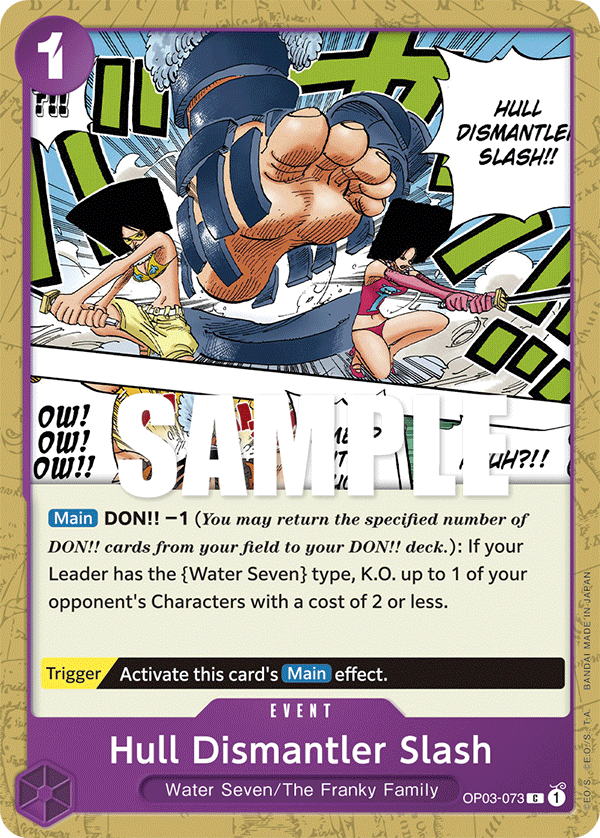 Hull Dismantler Slash OP03-073 One Piece TCG