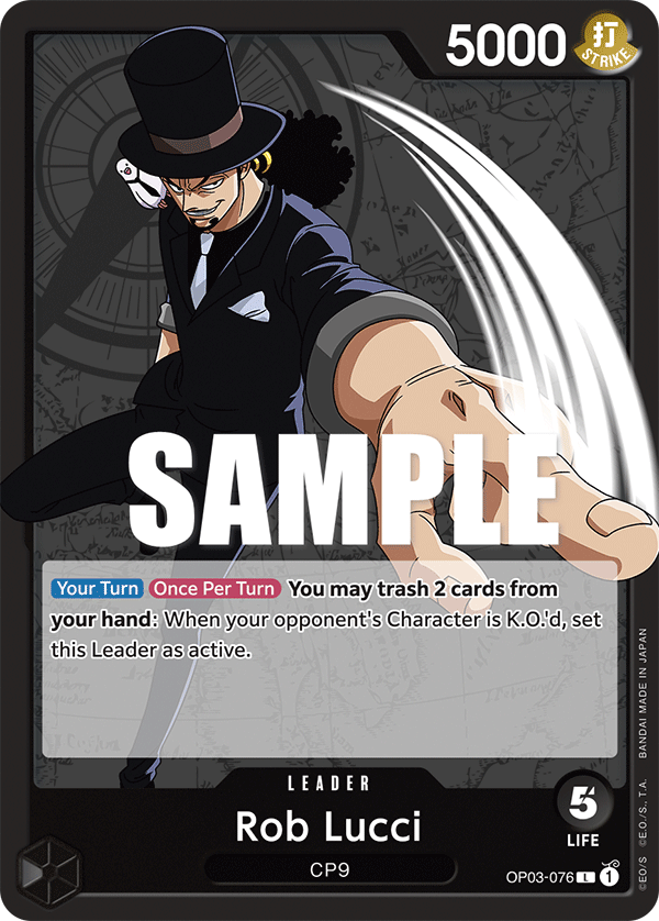 Rob Lucci (076) OP03-076 One Piece TCG