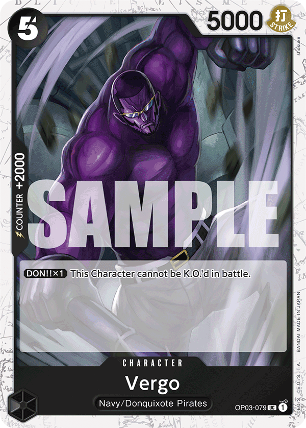 Vergo (Jolly Roger Foil) OP03-079_p3 One Piece TCG