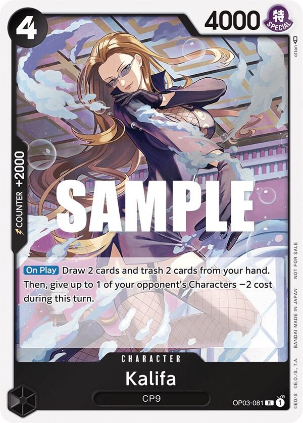 Kalifa (Dash Pack) OP03-081_p1 One Piece TCG