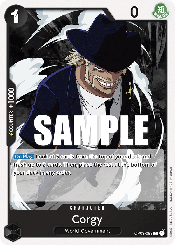 Corgy OP03-083 One Piece TCG