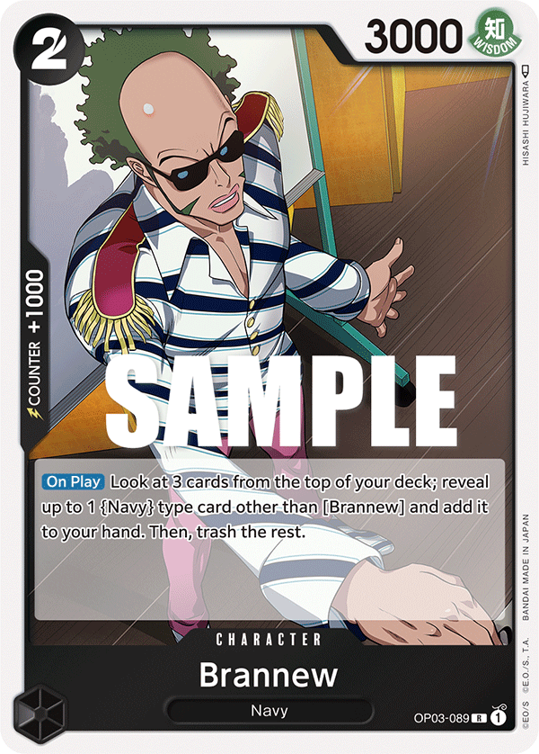 Brannew OP03-089 One Piece TCG