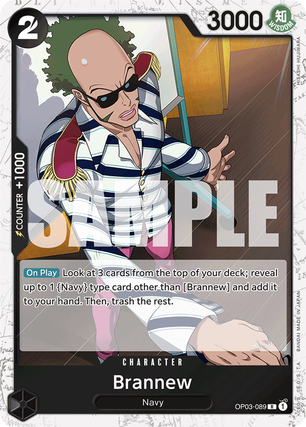 Brannew (Jolly Roger Foil) OP03-089_p4 One Piece TCG