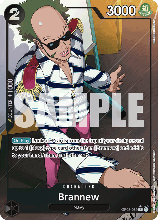 Brannew (Full Art) OP03-089_p5 One Piece TCG