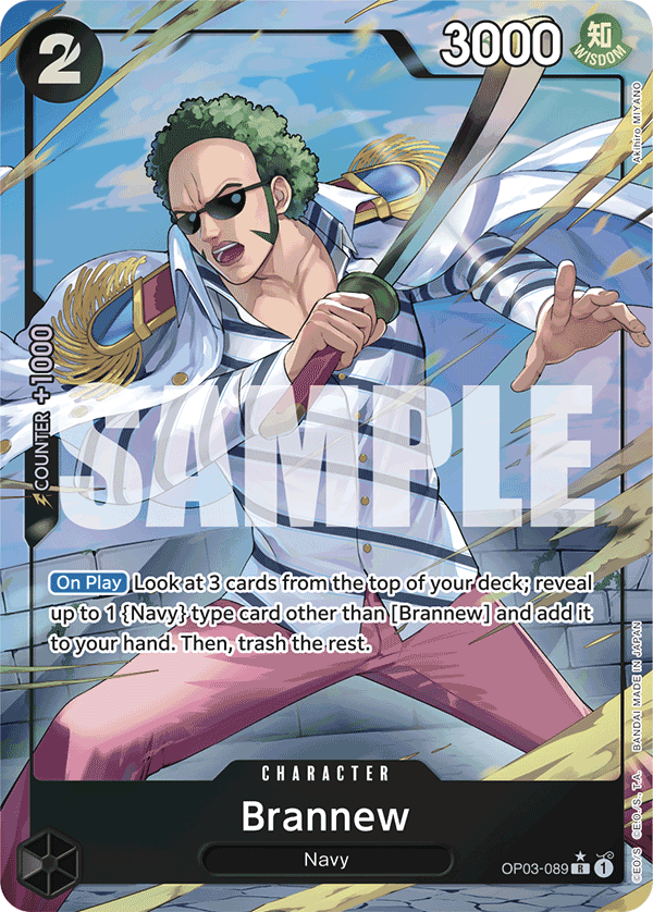 Brannew (Alternate Art) OP03-089_p6 One Piece TCG