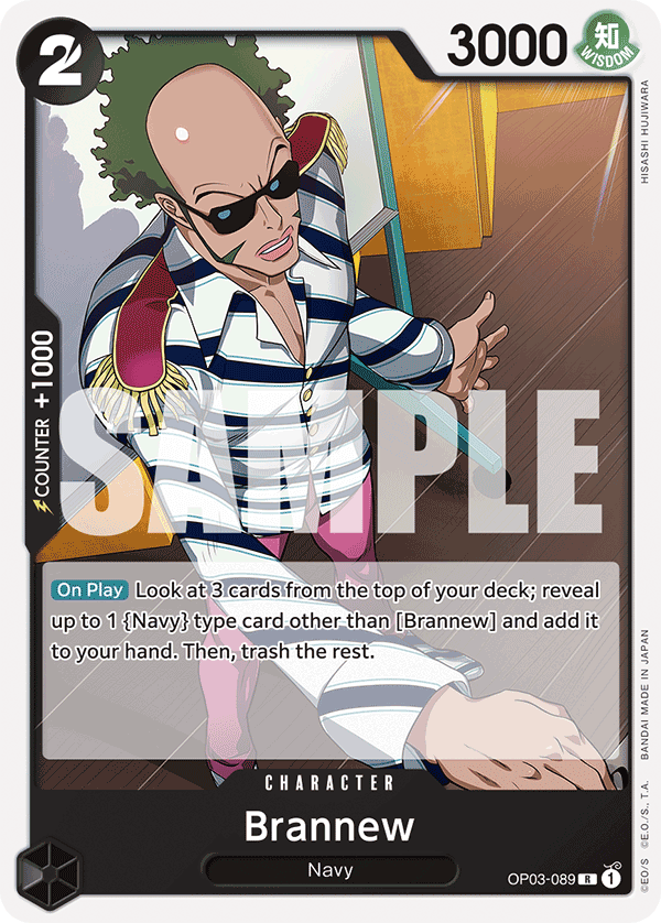 Brannew OP03-089_r1 One Piece TCG