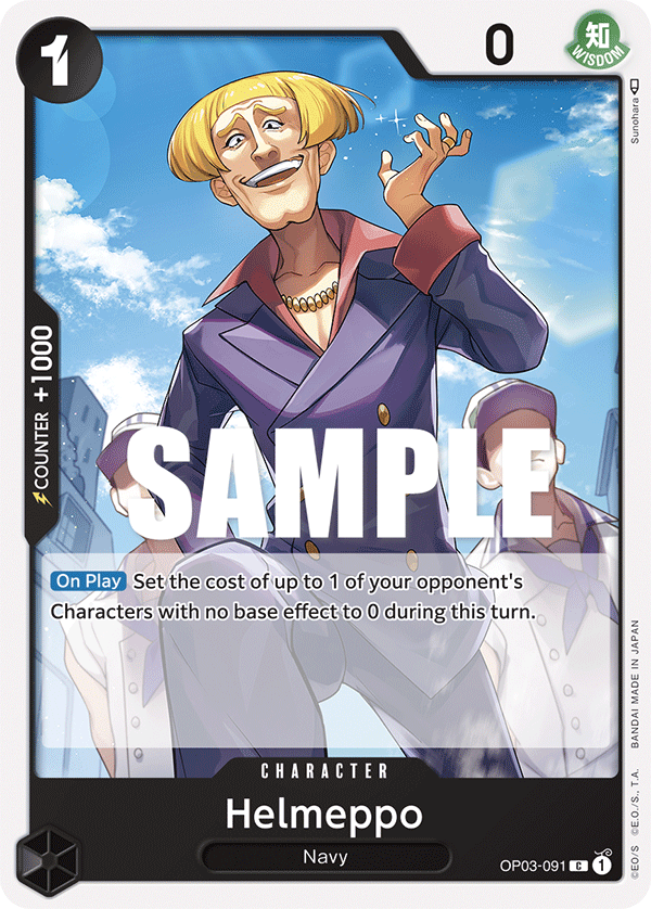 Helmeppo OP03-091 One Piece TCG