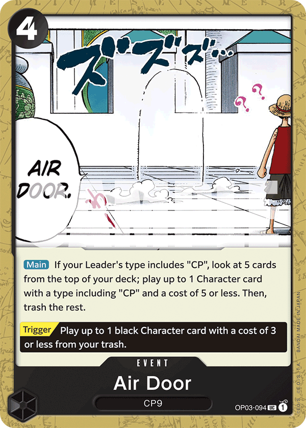 Air Door OP03-094_r1 One Piece TCG