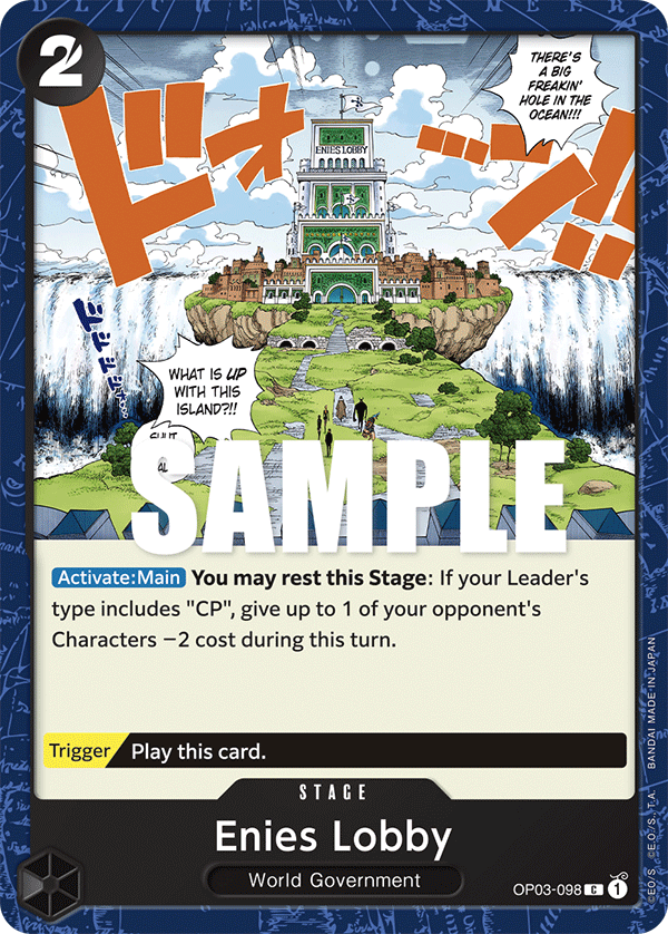 Enies Lobby OP03-098 One Piece TCG
