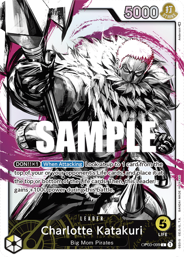 Charlotte Katakuri (099) (Alternate Art) OP03-099_p1 One Piece TCG