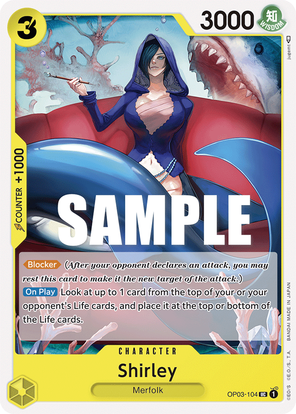 Shirley OP03-104 One Piece TCG