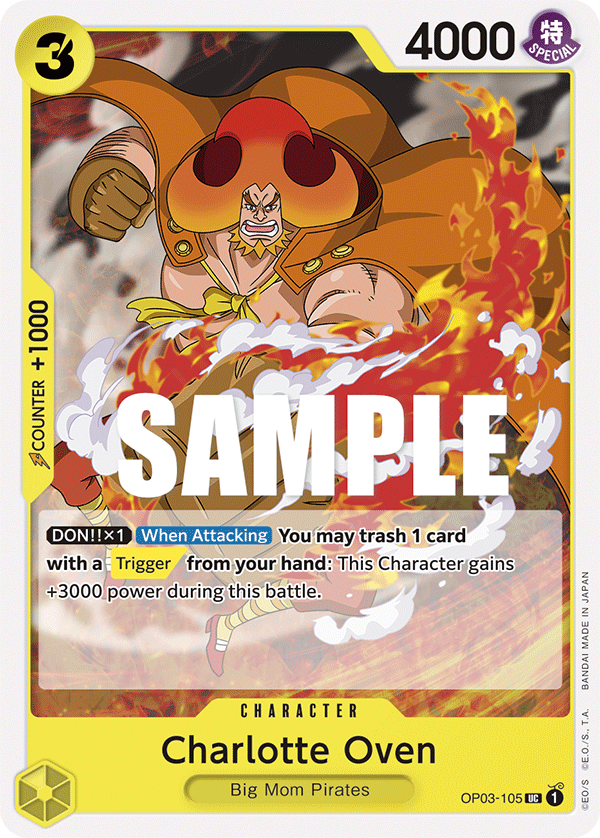 Charlotte Oven OP03-105 One Piece TCG
