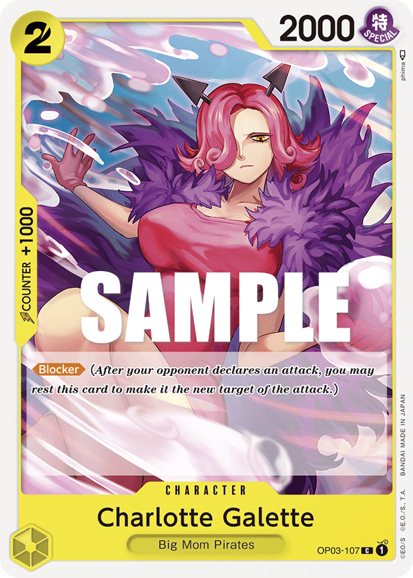 Charlotte Galette OP03-107 One Piece TCG