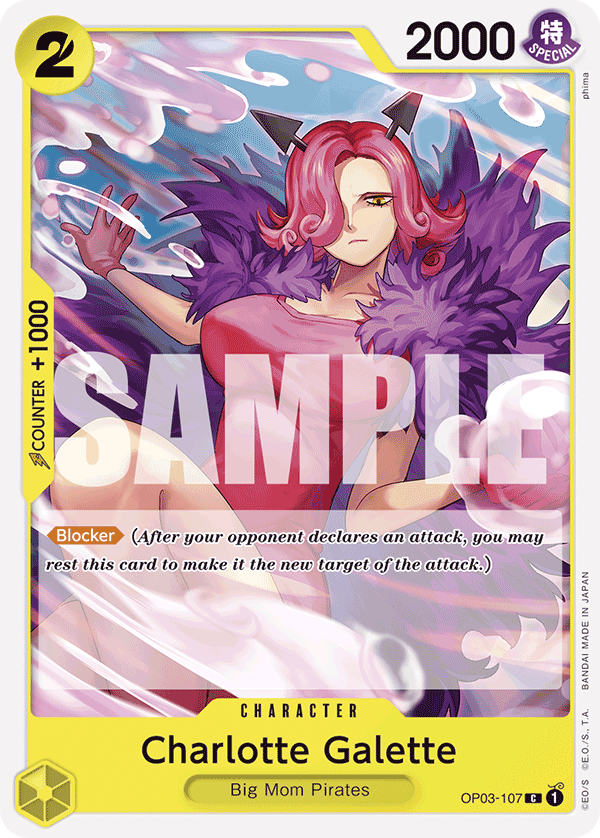 Charlotte Galette OP03-107_r1 One Piece TCG