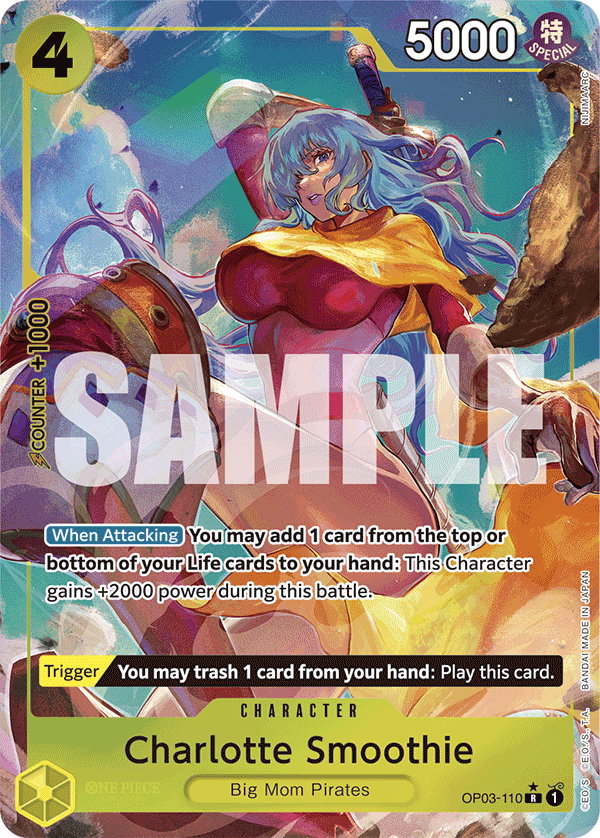 Charlotte Smoothie (Full Art) OP03-110_p4 One Piece TCG