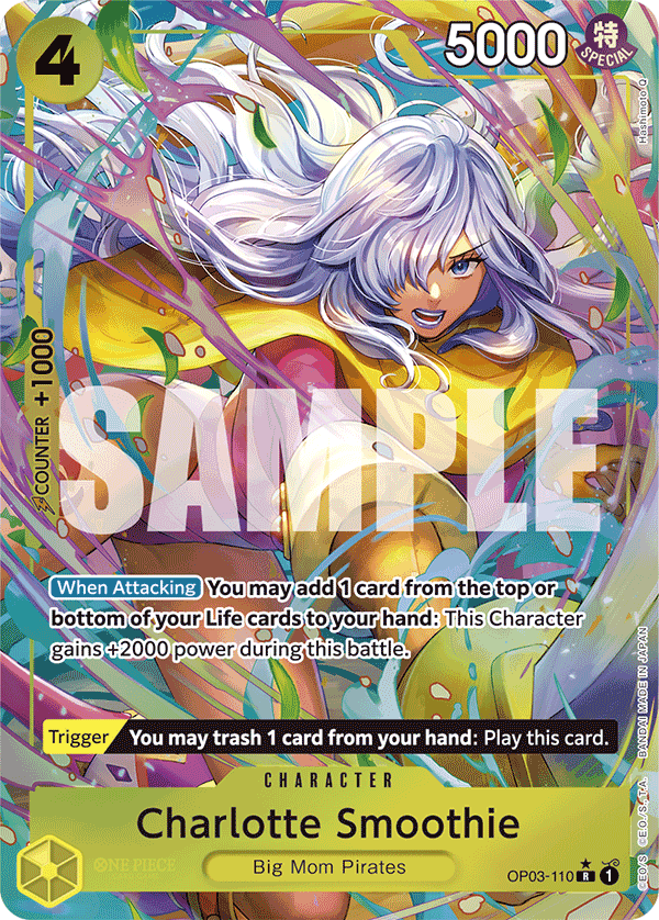Charlotte Smoothie (Alternate Art) OP03-110_p5 One Piece TCG