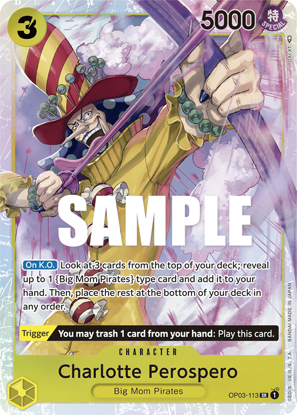 Charlotte Perospero OP03-113 One Piece TCG