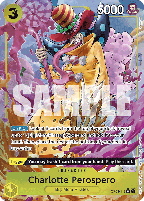 Charlotte Perospero (Alternate Art) OP03-113_p3 One Piece TCG
