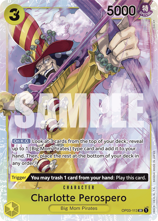 Charlotte Perospero (Reprint) OP03-113_r1 One Piece TCG