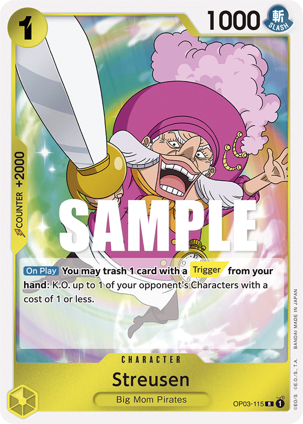 Streusen OP03-115 One Piece TCG