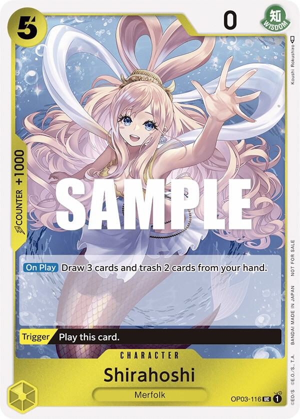 Shirahoshi (Dash Pack) OP03-116_p8 One Piece TCG
