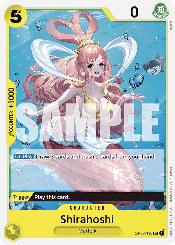 Shirahoshi (OP03-116) (Reprint) OP03-116_r1 One Piece TCG