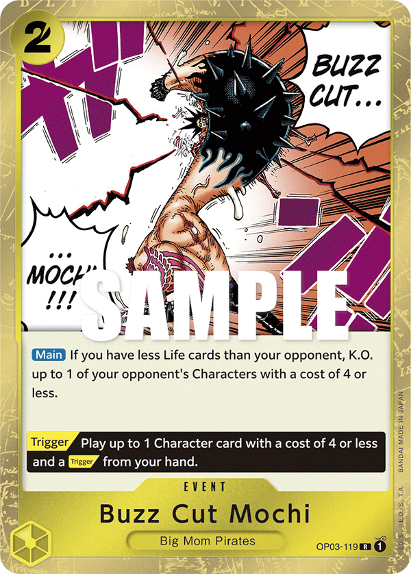 Buzz Cut Mochi OP03-119 One Piece TCG