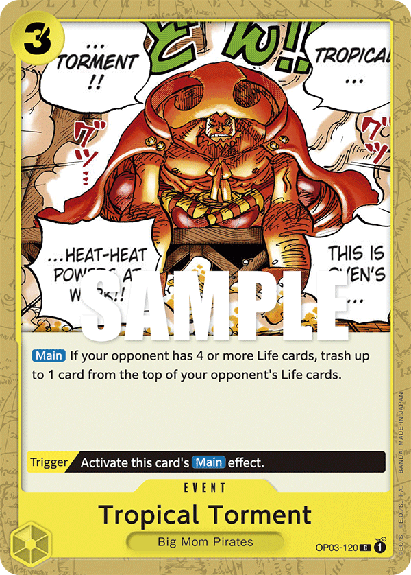 Tropical Torment OP03-120 One Piece TCG
