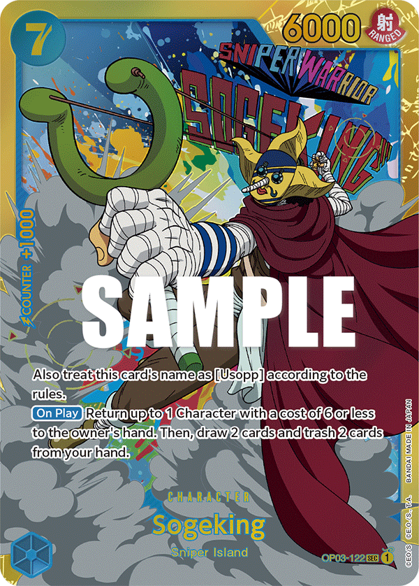 Sogeking OP03-122 One Piece TCG