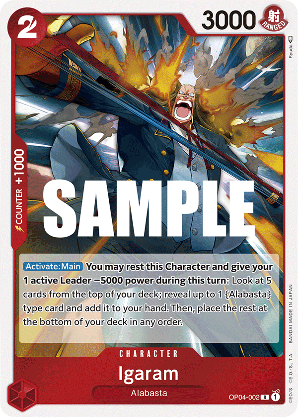 Igaram OP04-002 One Piece TCG