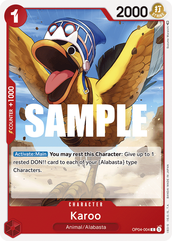 Karoo OP04-004 One Piece TCG